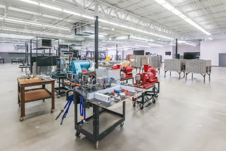 Laboratory with a variety of equipment